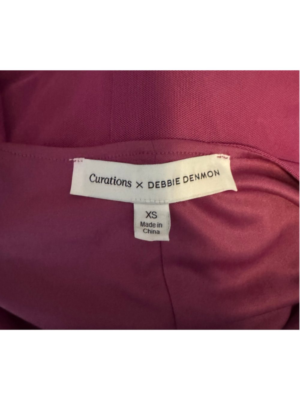 Women's Curations x Debbie Denmon Magenta High Low Dress XS - Picture 3 of 4